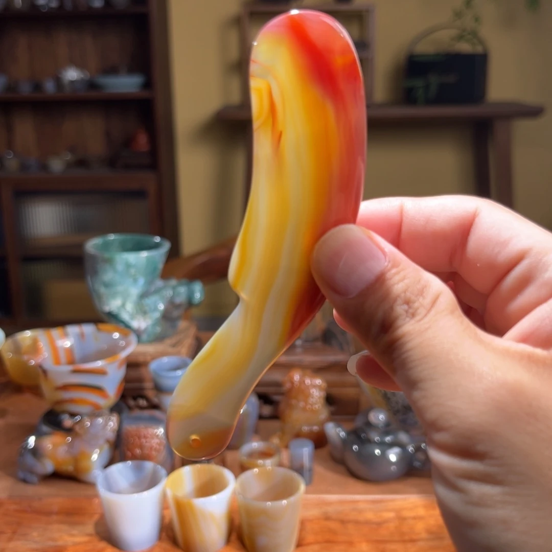 玛瑙/玉髓茶器未镶嵌