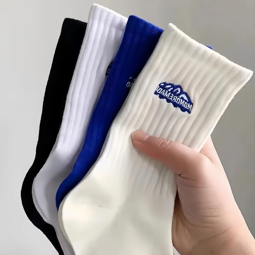 【6.9元5双】福利袜子男士中筒春秋款男生防臭冬天篮球运动袜潮情侣