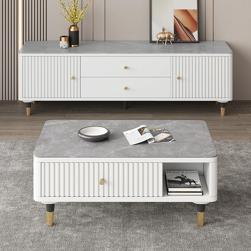 古宜茶几电视柜现代简约1.2米小户型电视机柜组合北欧客厅1150