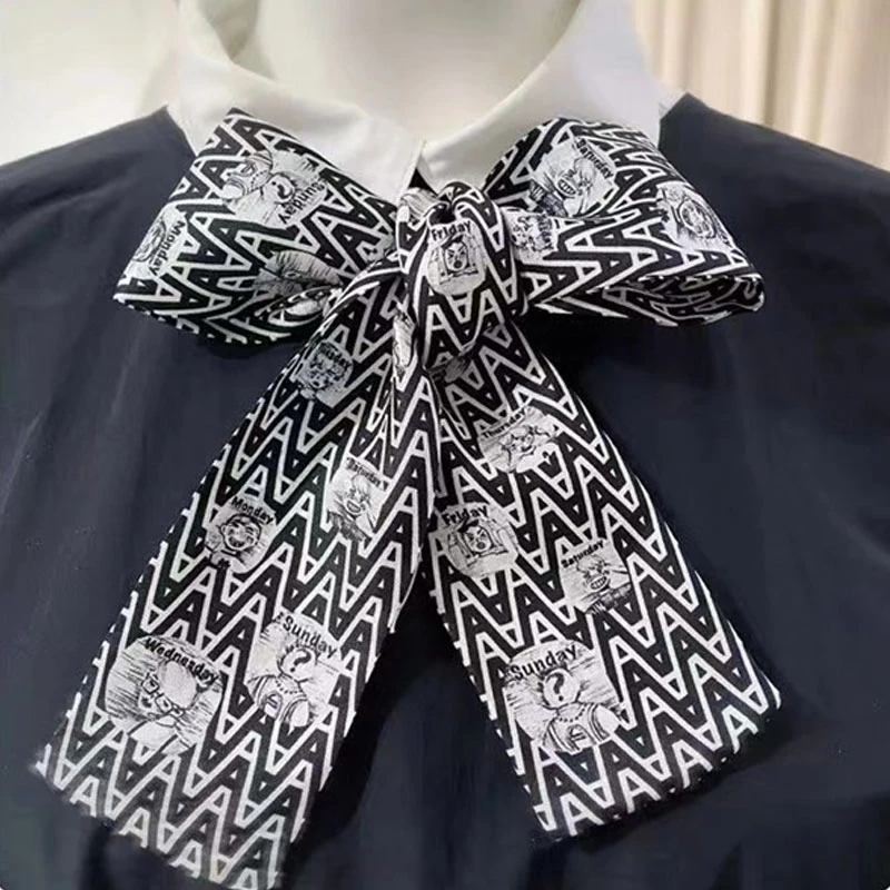 【商场同款】2025新款时尚气质百搭女士长条小丝巾领巾印花飘带