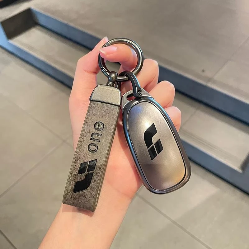 2021款理想one钥匙套专用理想one汽车用品高档男士20款改装壳包扣
