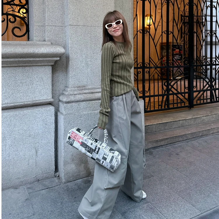 冰冰宽松慵懒新上衣