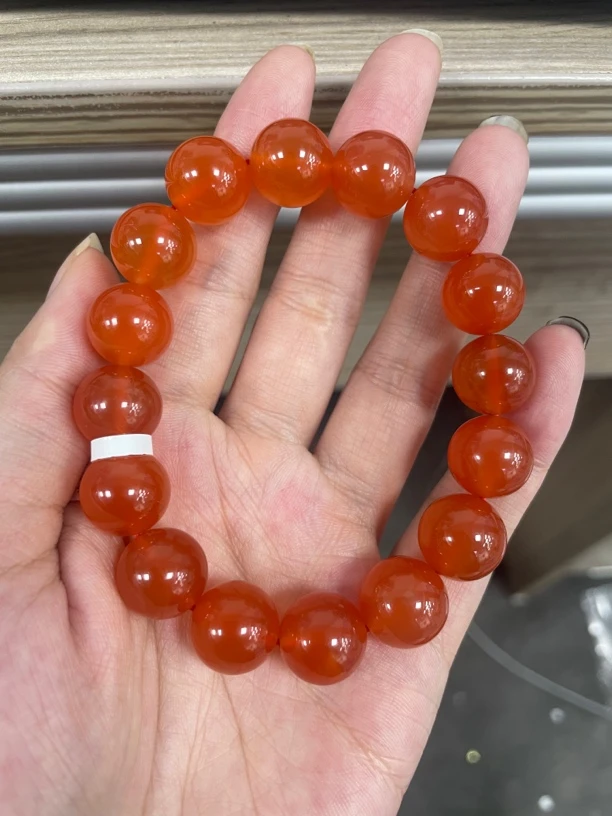 南红玛瑙单圈未镶嵌@T07102@13MM