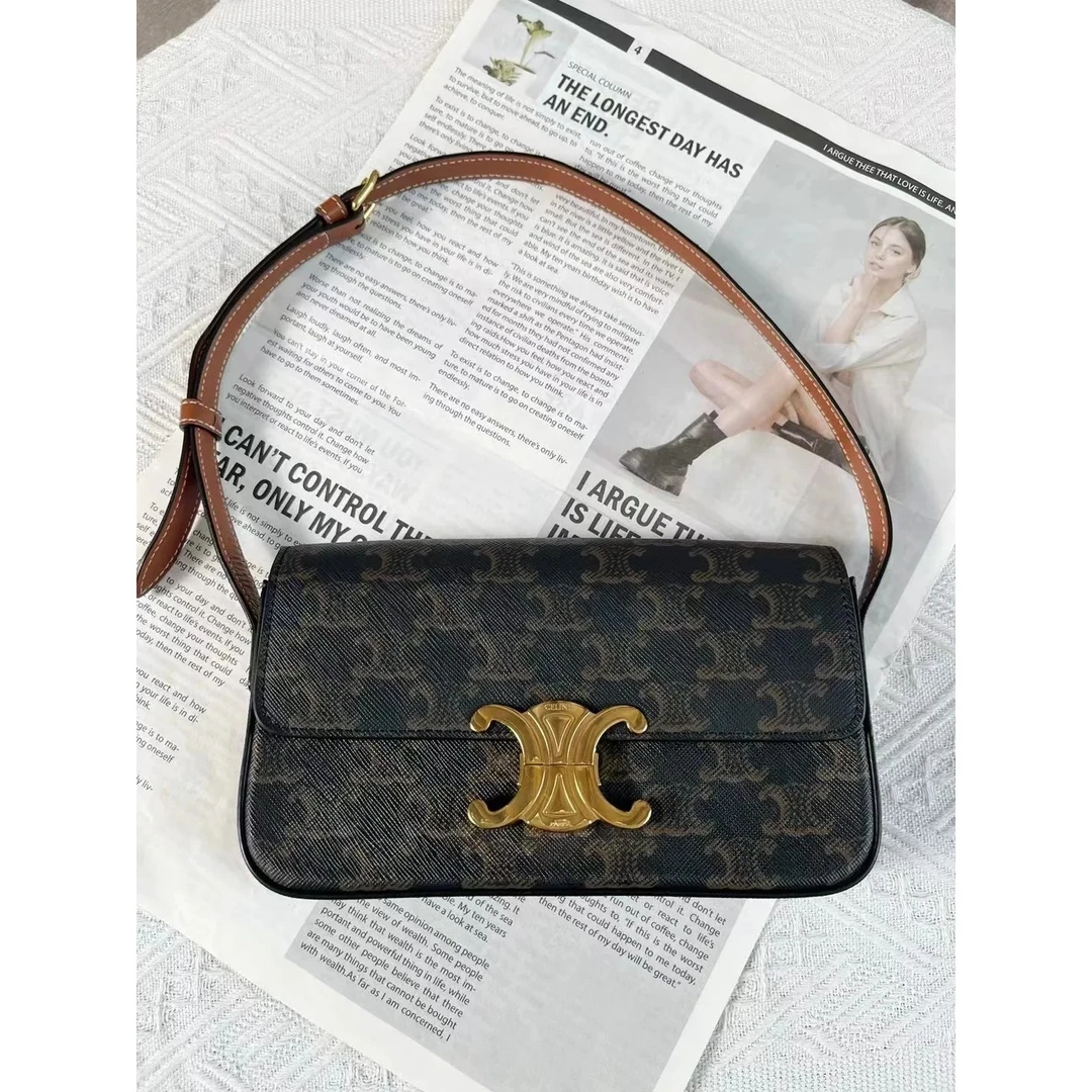 99新 Celine/思琳 凯旋门腋下包斜挎包/单肩包 （F店）