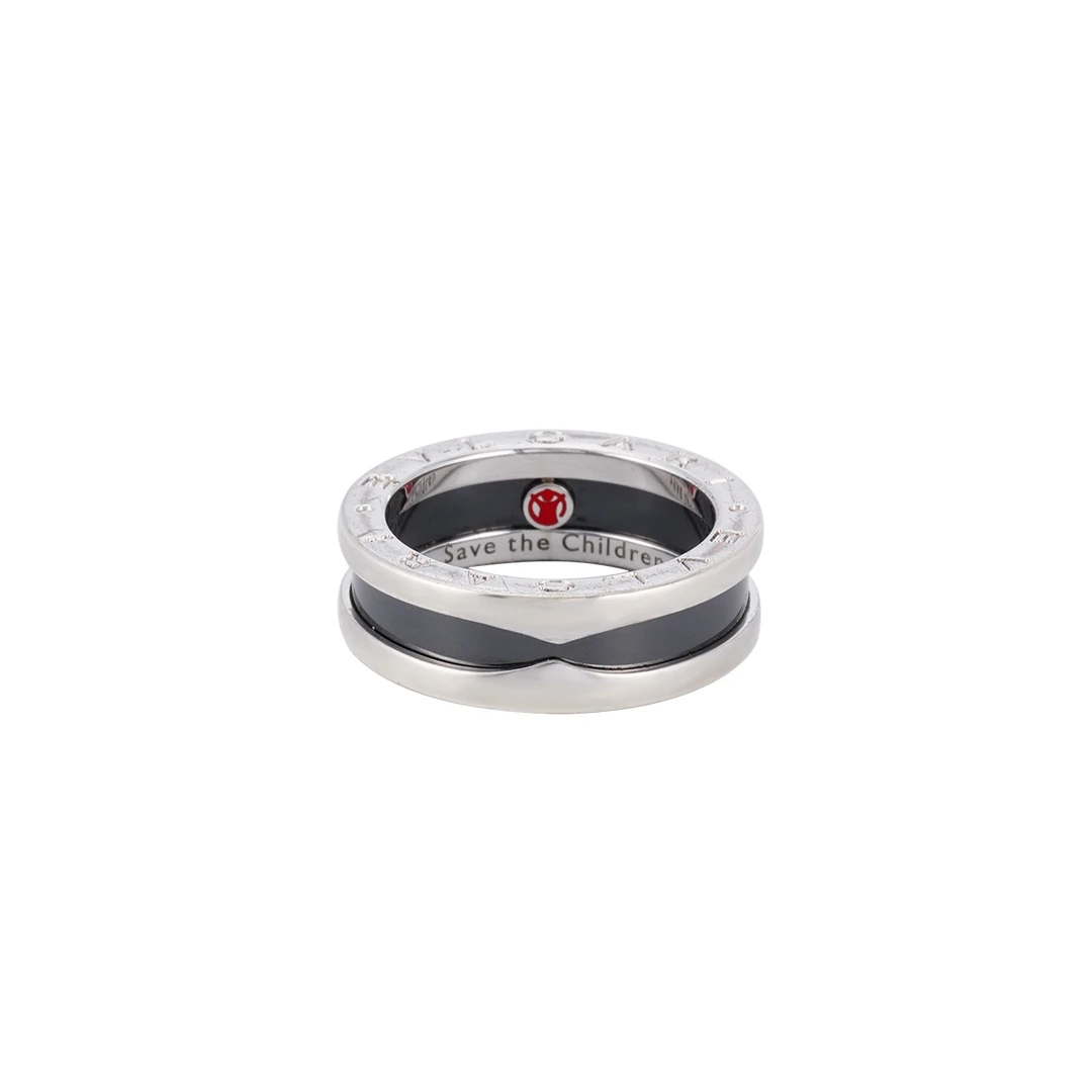 99新 BVLGARI/宝格丽 慈善款 AN855770戒指/公价4400/JLT002295