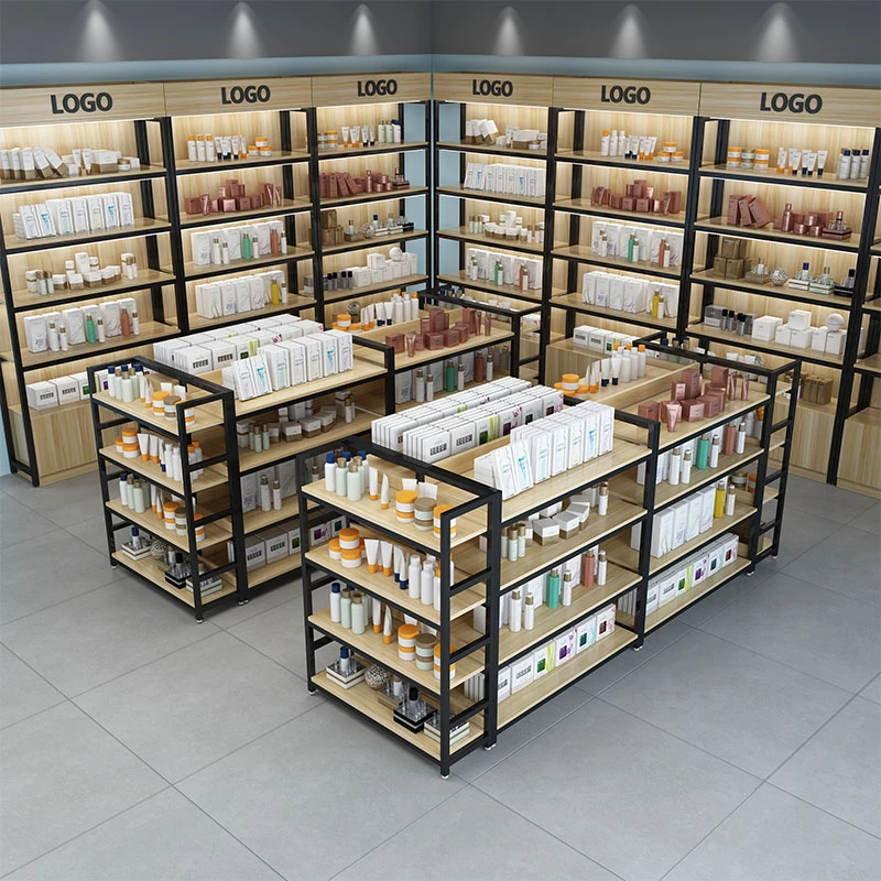 中岛柜展示台化妆品展示柜超市摆货架产品母婴店货柜展示架置物架