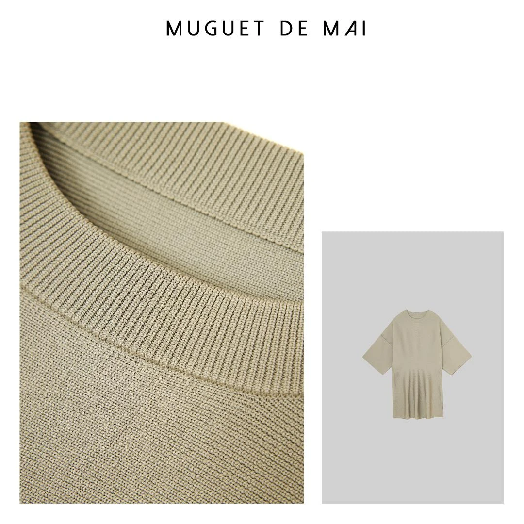 【MGDM】立体结构感收腰精织连衣裙 YYZ24002