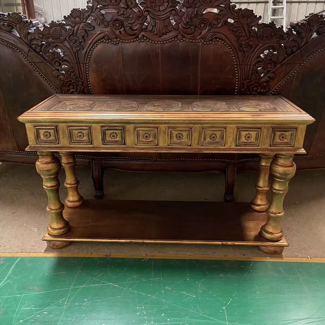 YN-03A  金色玄关台 1330*460*775