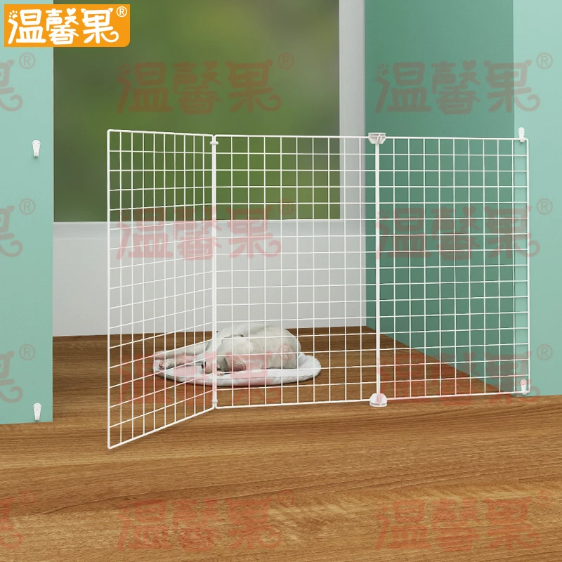 狗围栏宠物栅栏室内门栏家用阳台隔断门口挡板泰迪小型犬兔子护栏