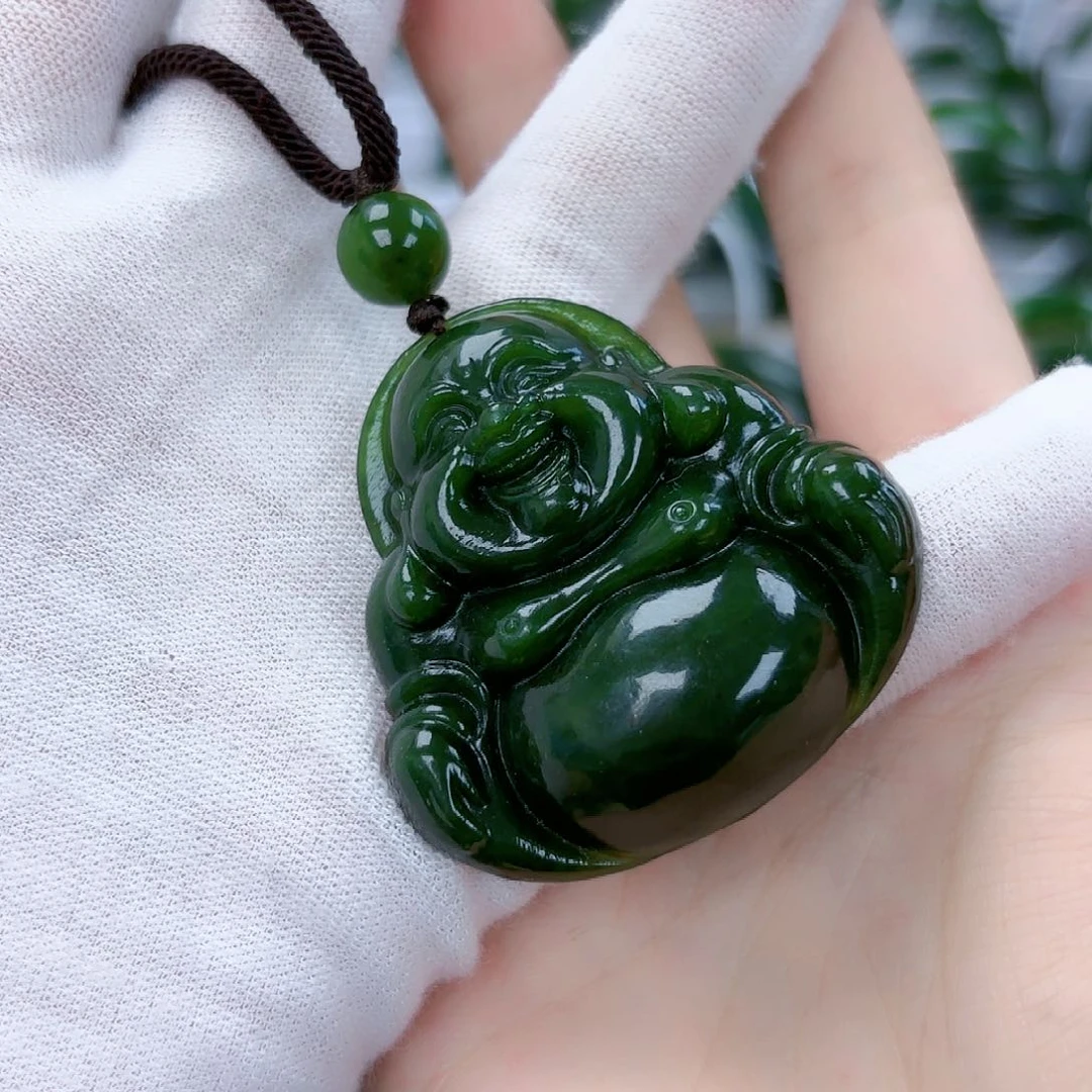 和田玉（碧玉）挂坠未镶嵌