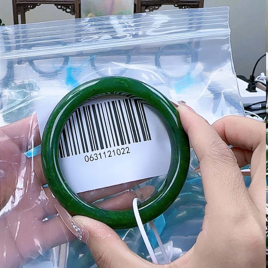 和田玉手镯未镶嵌60