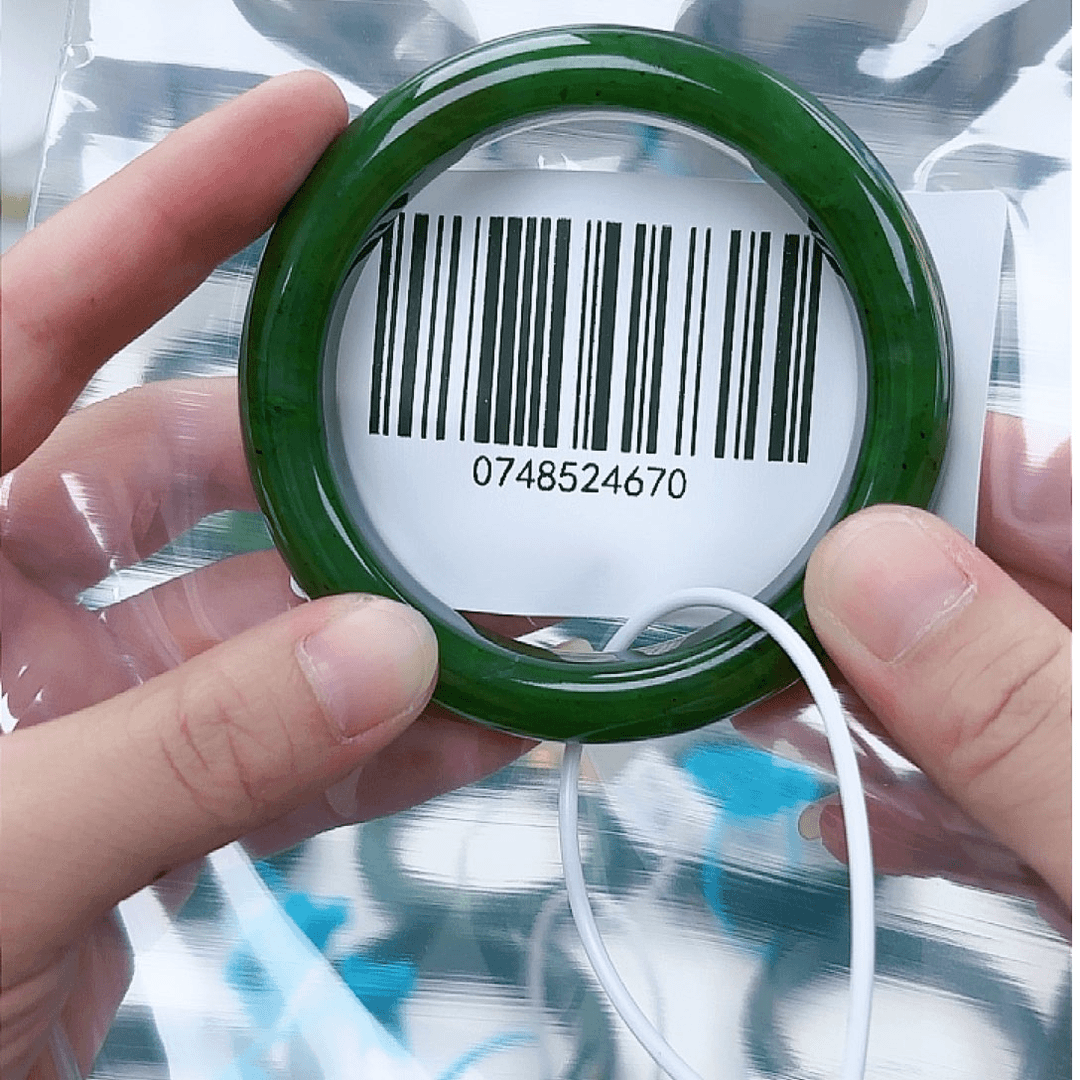 和田玉手镯未镶嵌58