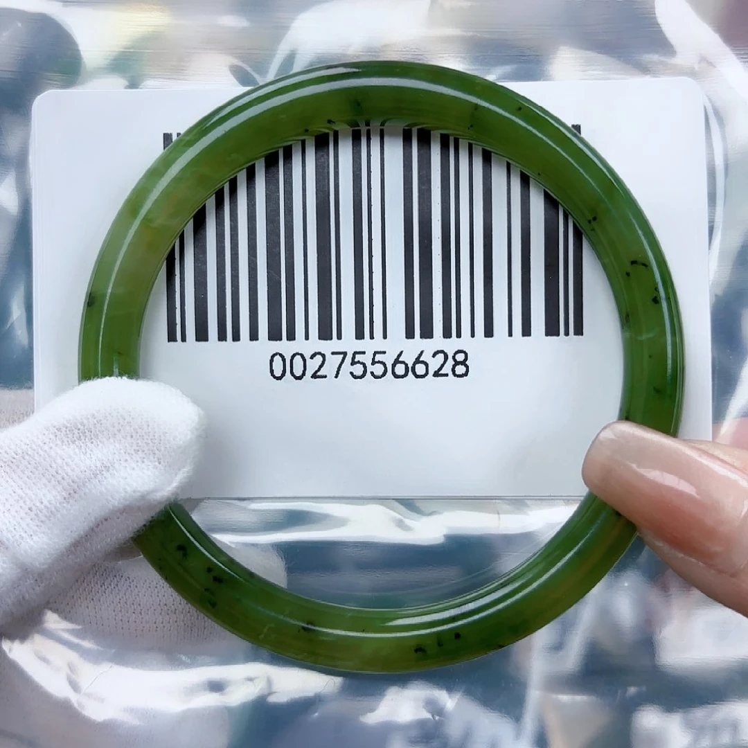 和田玉（碧玉）手镯未镶嵌?*a57