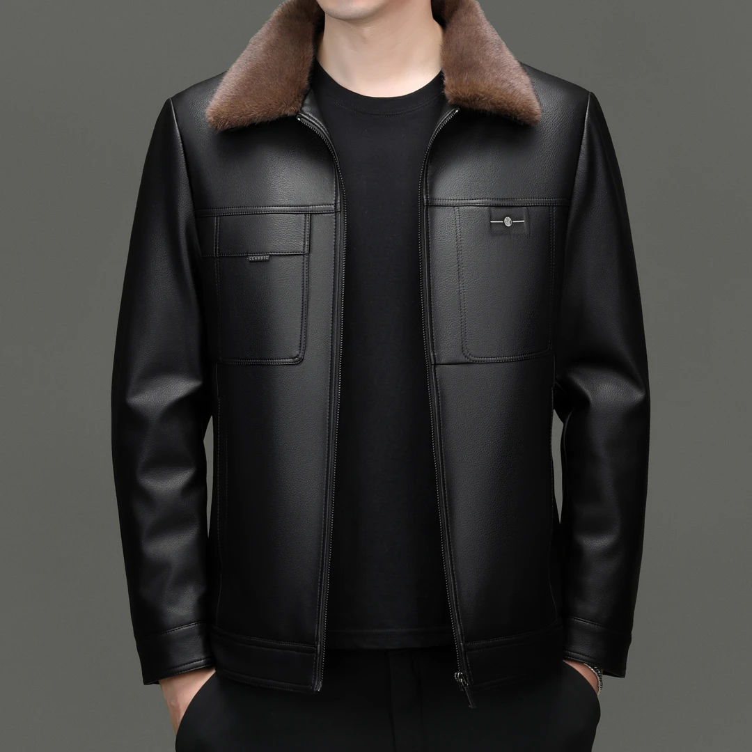 【海宁禾城】2417★款25年 男士冬装新款时尚（ 厚款）休闲外套-Z