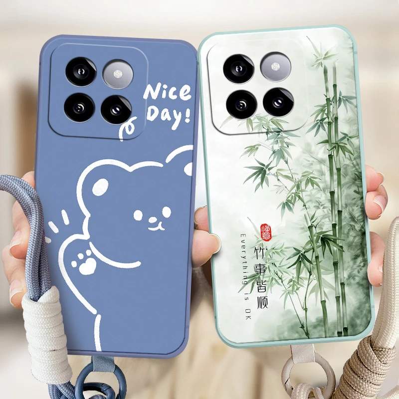 升级新款小米14pro手机壳23116PN5BC时尚百搭个性网红全包防摔潮