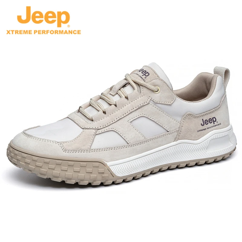 JEEP/吉普男士时尚户外百搭透气潮流潮鞋低帮软底耐磨