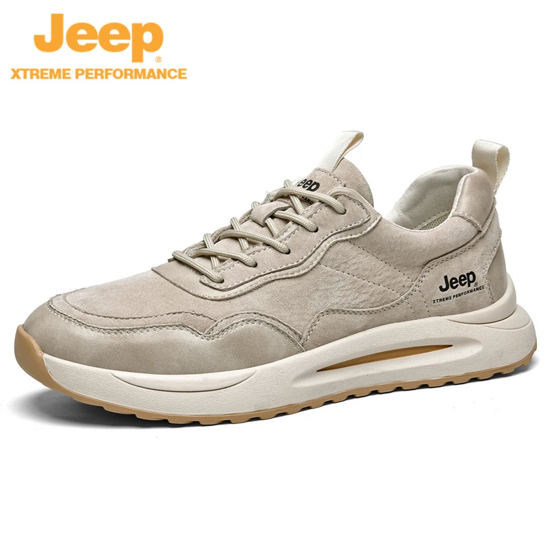 JEEP/吉普户外徒步鞋男鞋男士运动鞋时尚百搭软底休闲鞋潮流潮鞋
