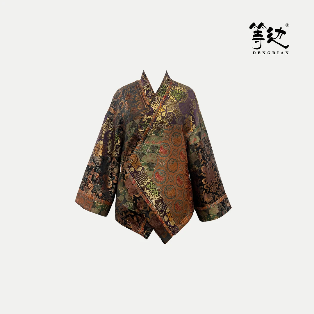 【等边·七彩云霞系列】宋锦香云纱外套DB-S240138