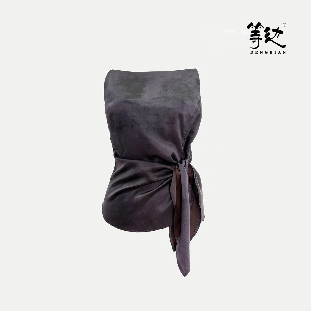 【等边香云纱】香云纱上衣35姆米重磅扎染DB-S240037