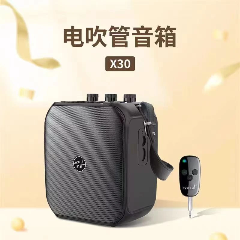 扩威X30电吹管二胡萨克斯乐器专用双无线蓝牙大功率户外直播音响
