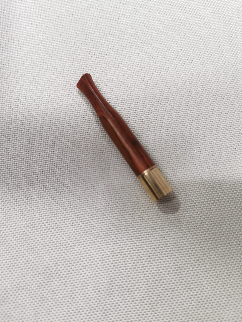 红木实木黄铜头过滤嘴
