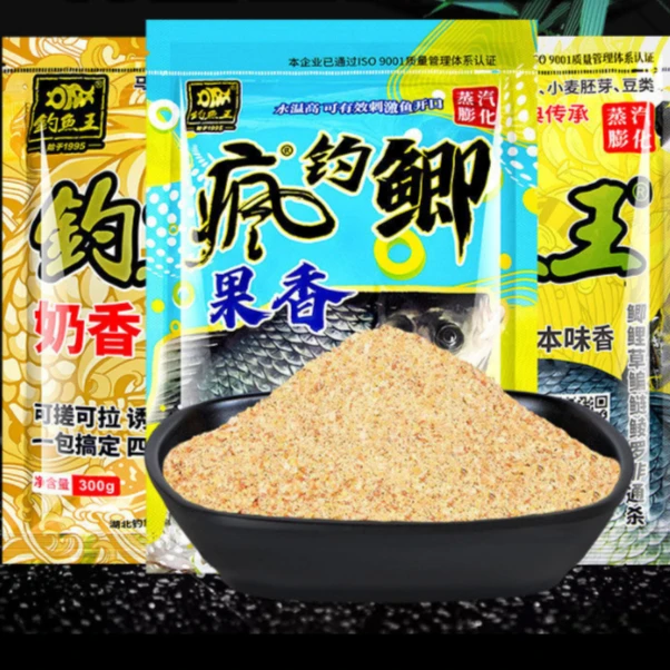 饵料搭配野钓鱼饵疯钓鲫本味香果香奶香鲫鱼鲤草夏季鱼食料