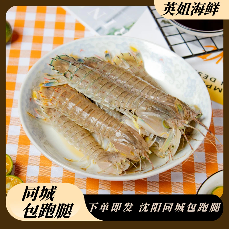 大虾爬子公母随机2斤起限沈阳市五区下单大小不齐介意勿拍