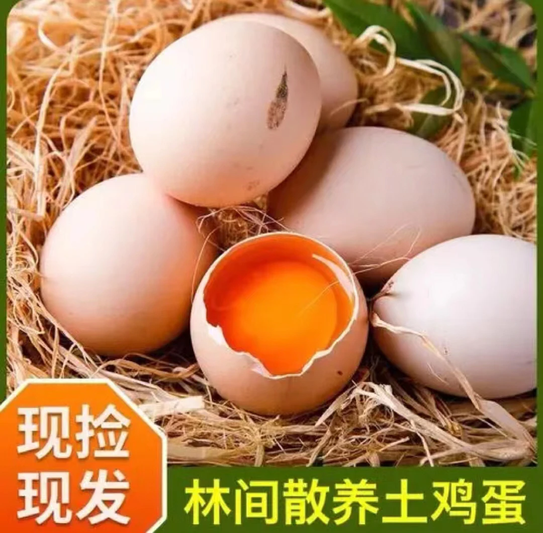 农家散养新鲜农场现捡乌鸡蛋现捡现发30枚可生食乌鸡蛋
