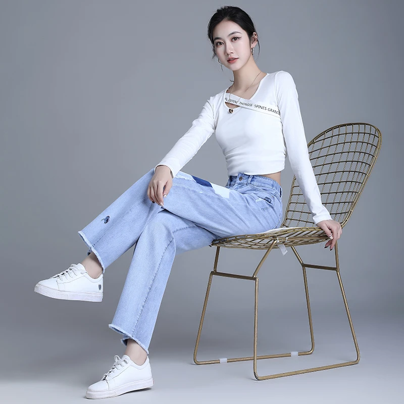 阔腿裤女裤爆款2023新款百搭垂感拖地裤夏季新款高腰窄版阔腿裤