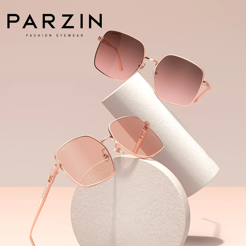 帕森太阳镜女时尚方框显脸小彩色美颜遮阳素颜墨镜防紫外线PZ8352