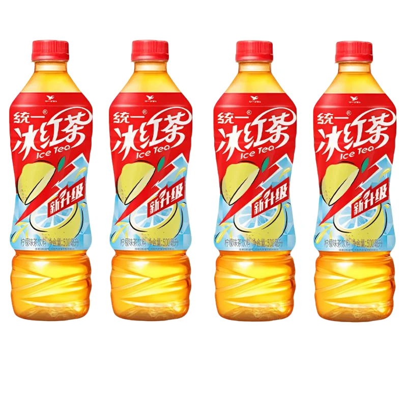 统一冰红茶500ml*5大瓶装果味饮料夏季解渴网红下午茶整箱批发