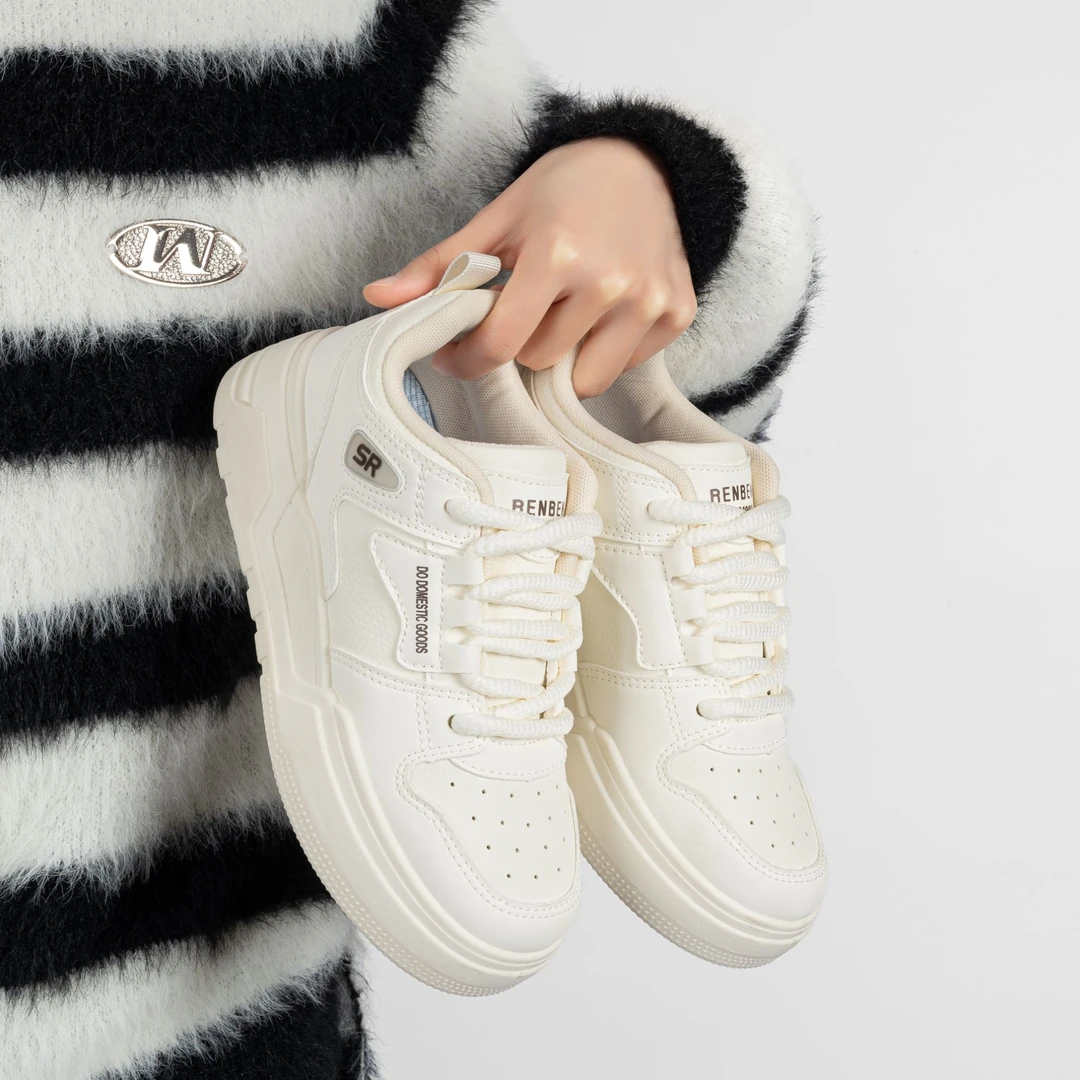 2024新款秋季小白鞋时尚百搭潮流运动板鞋B37