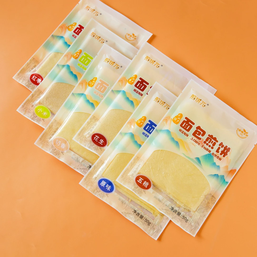 煎饼兀低温发酵面包煎饼香甜正宗山东新泰特产