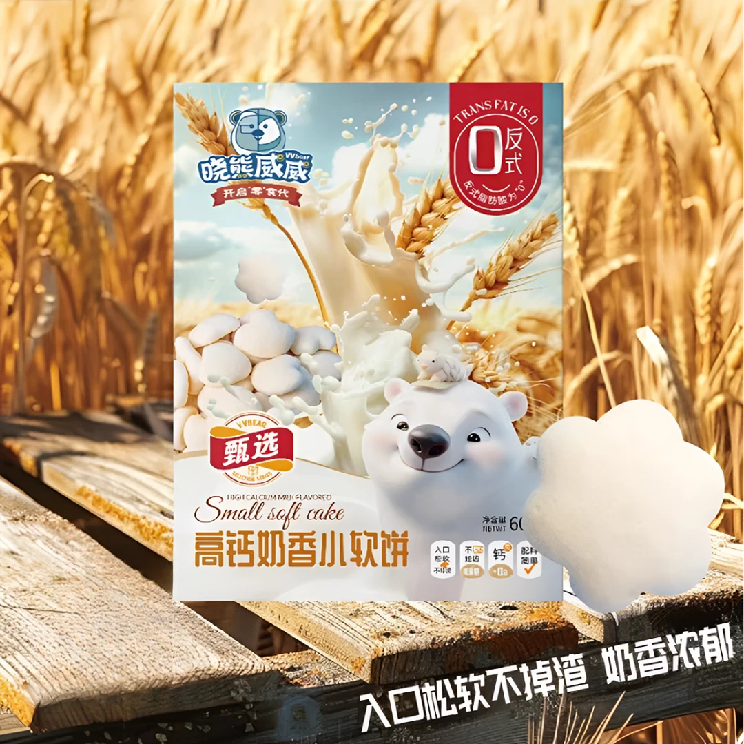 晓熊威威奶香小软饼