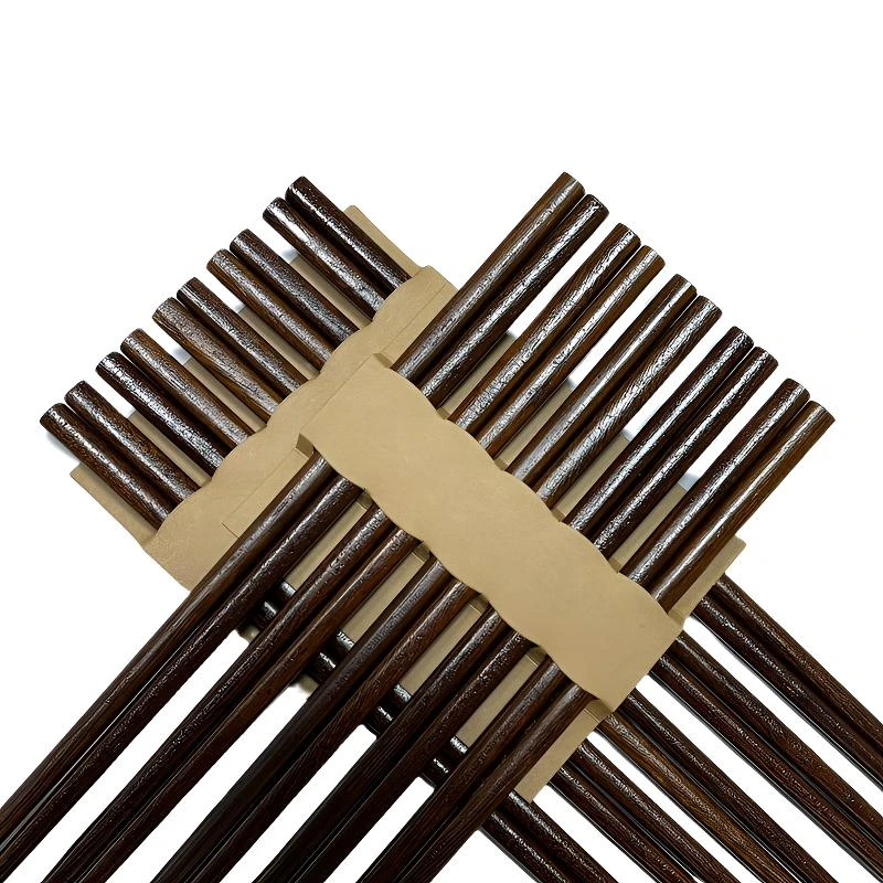 海南天然椰木筷子家用高档中式防滑木筷子纯天然防霉无蜡无漆专用