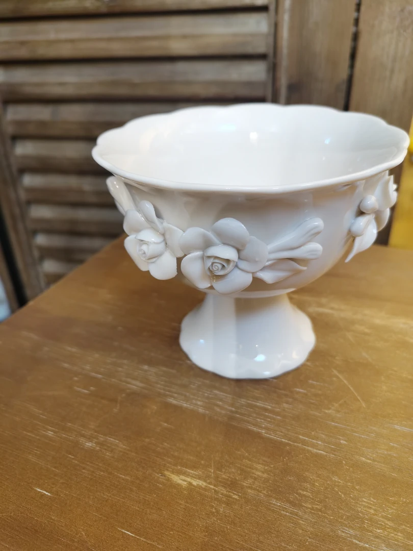 勺子同款花高脚碗