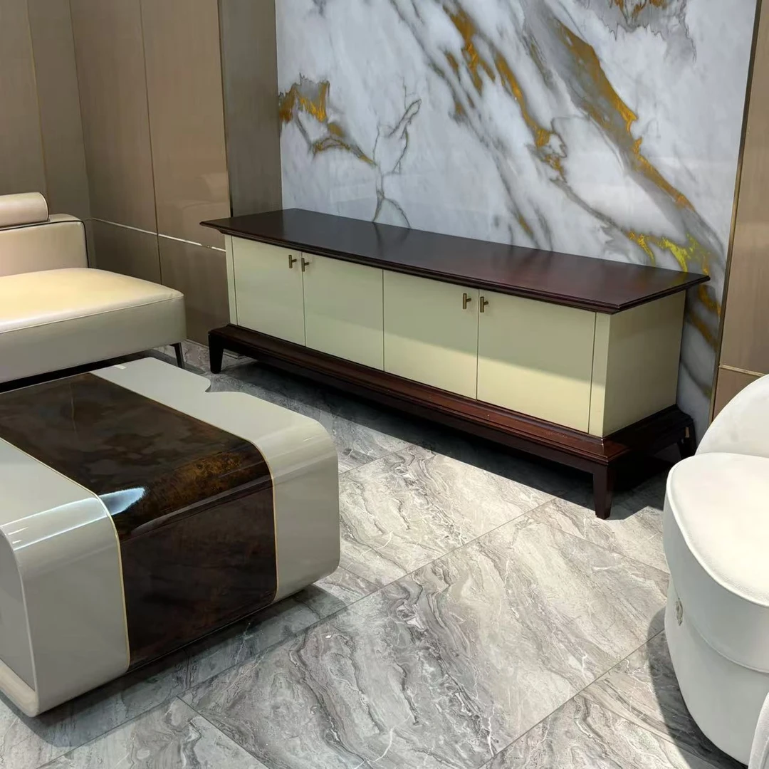 中式风中古风樱桃木实木储物电视柜家具肤感漆特价清样