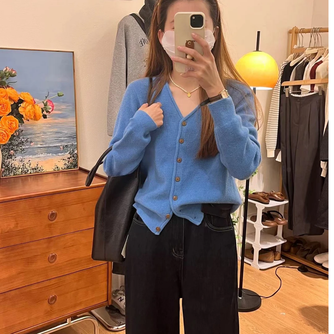 【06】（幕幕）【V领 简约开扣开衫】百搭款