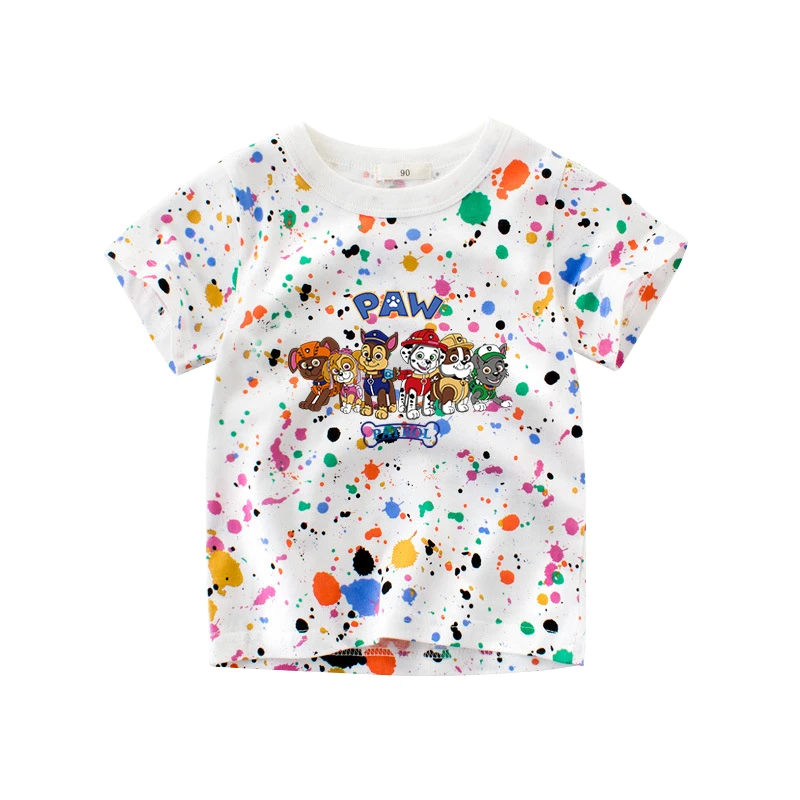 童装汪汪队男童短袖纯棉夏装T恤小童衣服儿童半袖宝宝夏季宝宝t恤