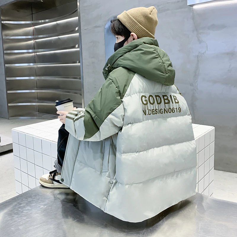儿童羽绒服男童冬装2023新款洋气儿童装中大童外套冬季加厚衣服潮