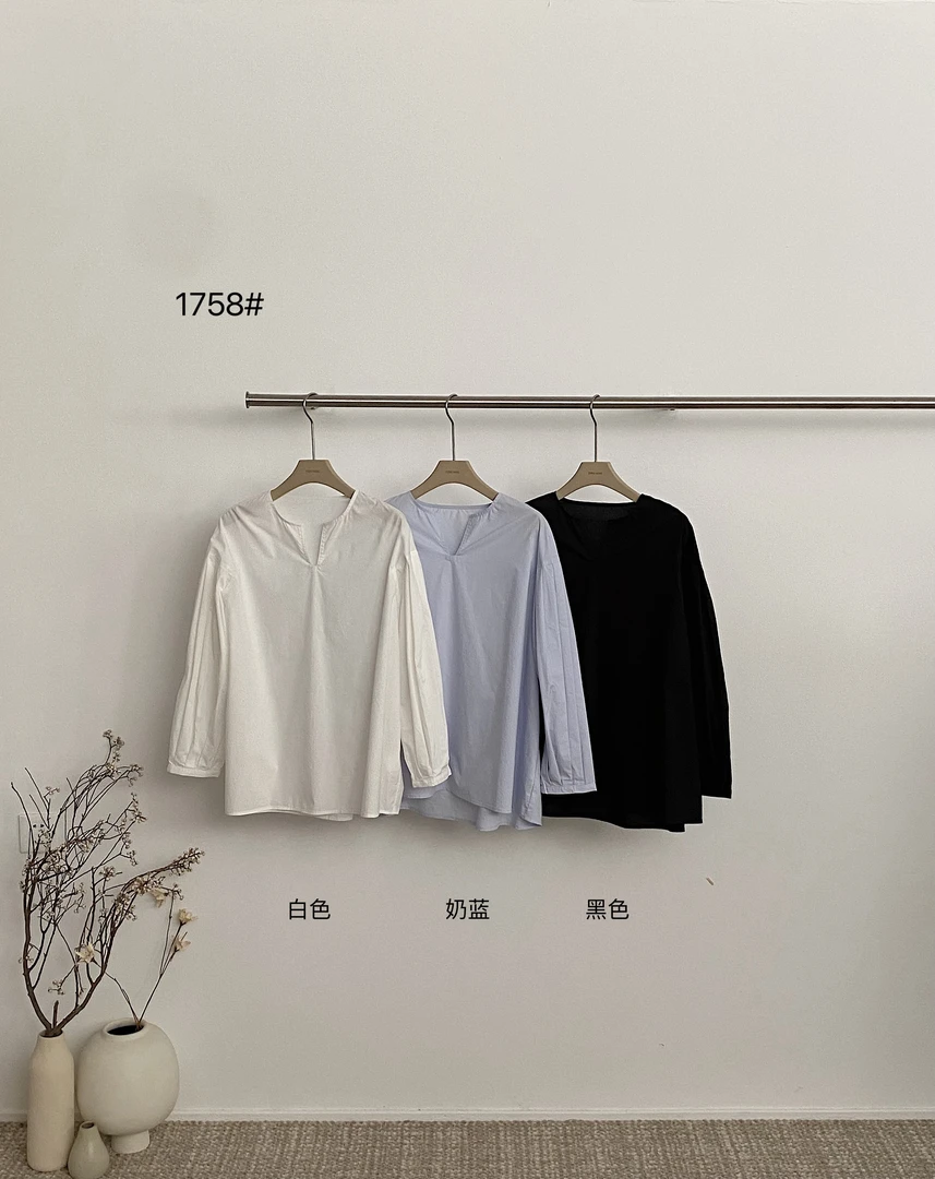 1758 简约慵懒风衬衫  09  10.28