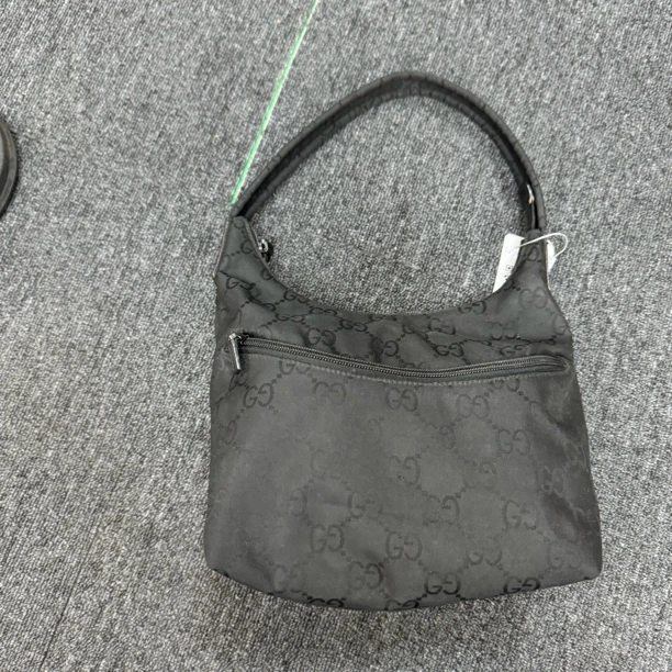 95新 GUCCI/古驰 尔忧中古/古驰/竹节包/腋下包/黑色时尚  8881