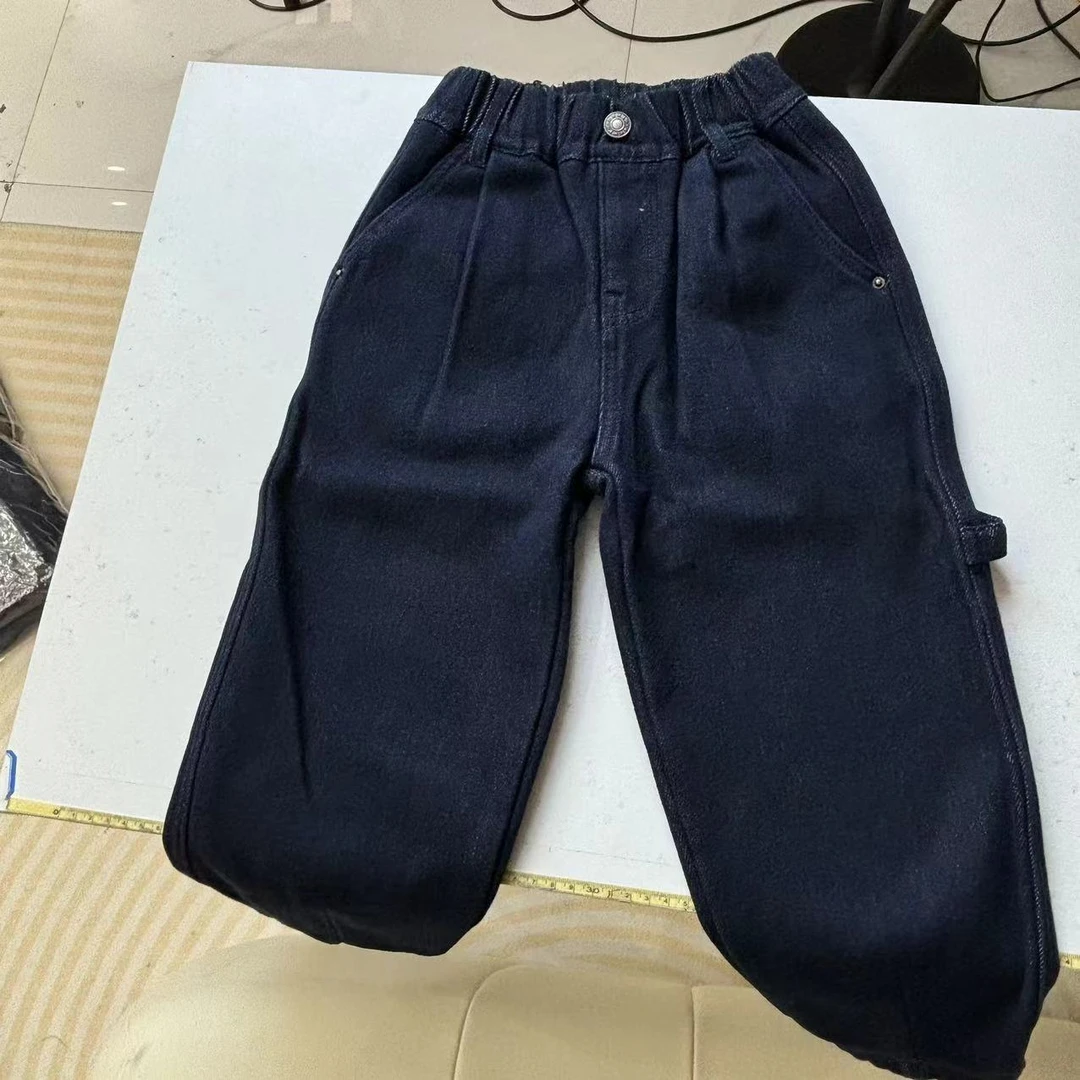 （238808）儿童时尚加绒牛仔裤