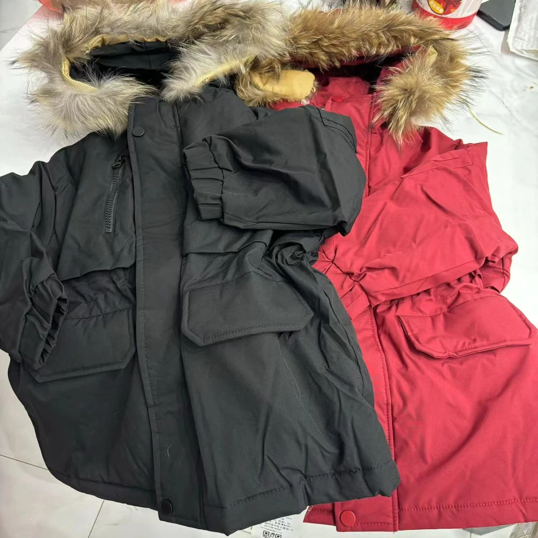 （36406）儿童时尚帅气连帽款风衣外套