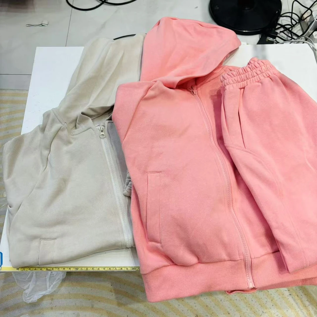 （017款）春秋款儿童时尚连帽卫衣套装（615-616）