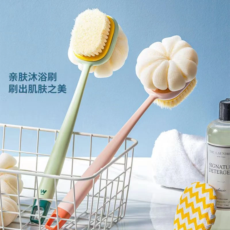 洗澡刷搓背神器背部搓澡刷子长柄软毛双面沐浴刷