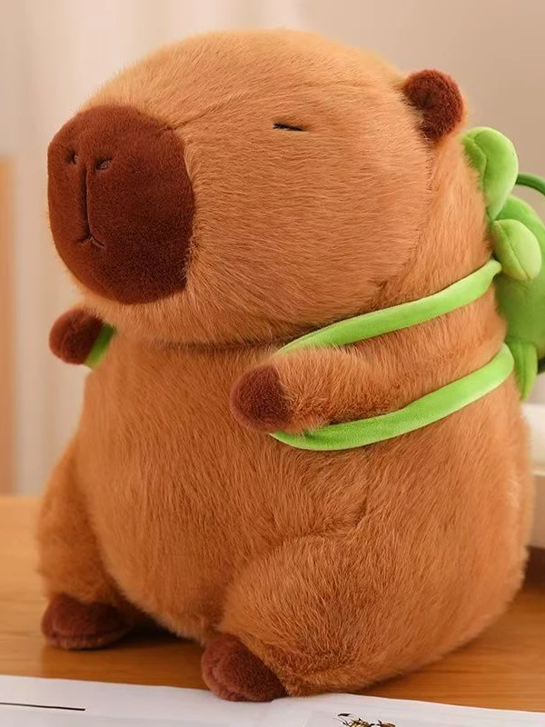 超大水豚抱枕毛绒巴拉玩具公仔本尊龟背卡皮巴拉闺蜜朋友亲子