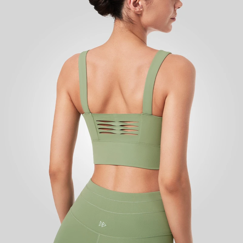 薏凡特低强度运动内衣文胸 舒适瑜伽日常时尚 高弹力无钢圈美背TZ