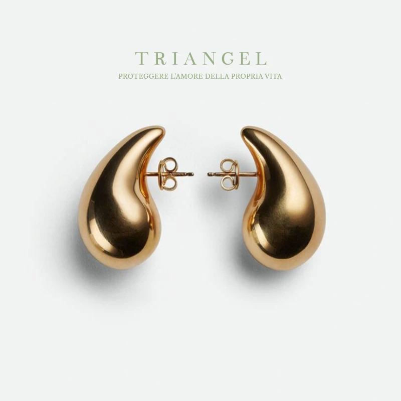 Triangel/Triangel 铜合金耳饰 【懒猫nono】TA09008水滴耳环