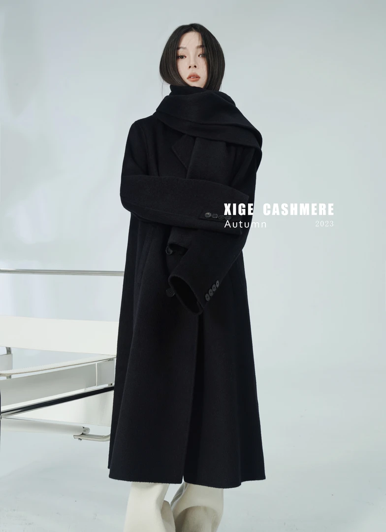 大师【ROW·驼绒】100骆驼绒材质 喜歌骆驼绒大衣 7334